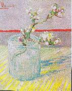 Vincent Van Gogh Bluhender Mandelbaumzweig in einem Glas painting